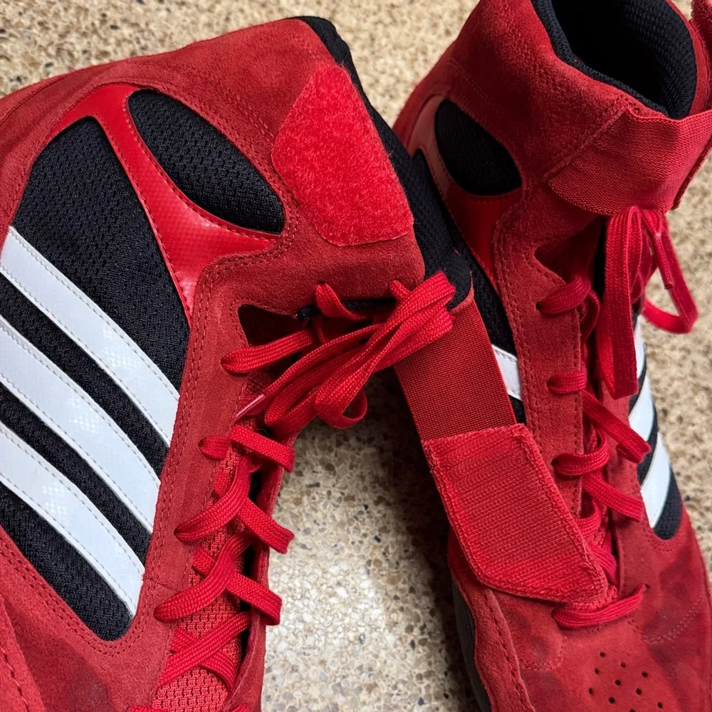 Adidas Pretereo 2.0 Wrestling Red and Black Sneakers